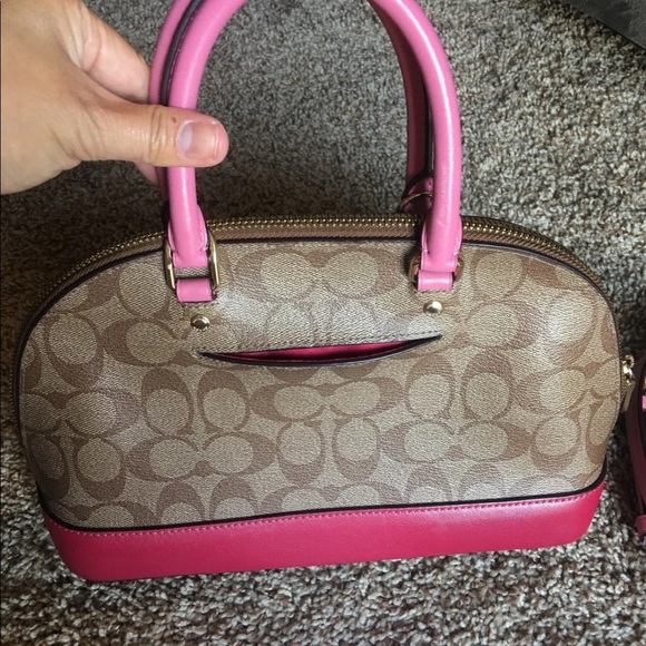 Coach Mini Sierra Khaki Pink - Picture 3 of 15